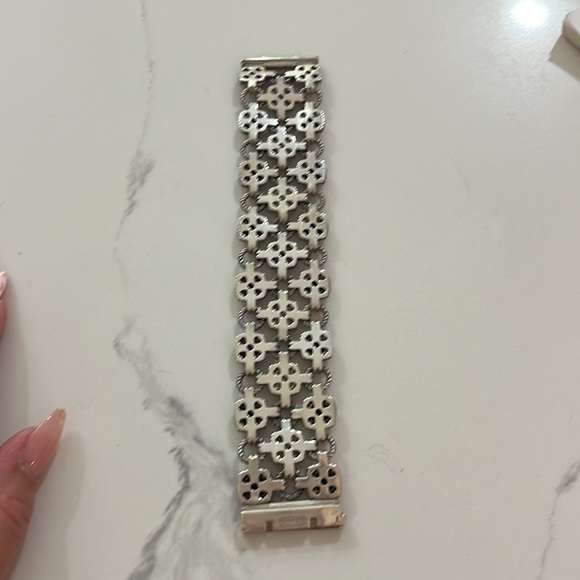 DAVID YURMAN Renaissance Triple Row Link Bracelet with Black Onyx & Diamonds - Picture 6 of 8